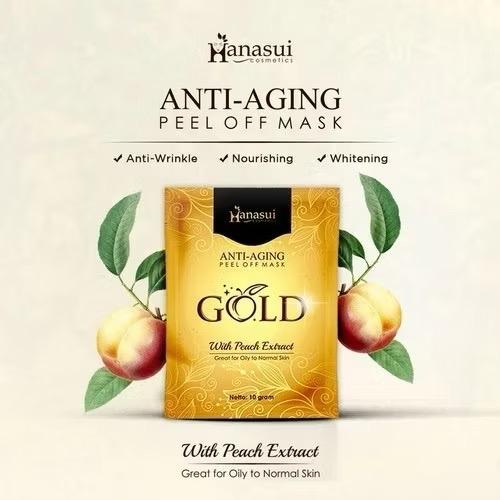 Hanasui Golden GlowLift Peel-Off Mask