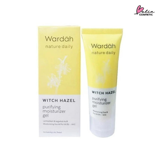 WARDAH Witch Hazel Purifying Moisturizer Gel 40ml – For Normal Skin | Oil-Control & Hydration