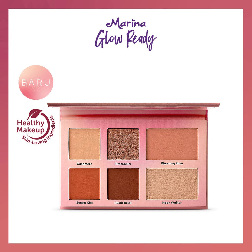 Marina Glow Ready Face Palette Vivid Earth - Exp :12.2026