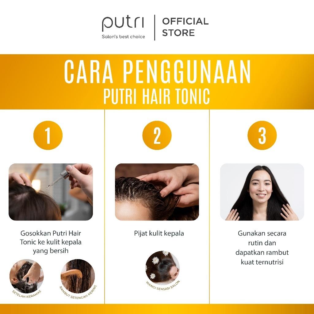 Putri Hair Tonic 200ml Hijau / Kuning / SPA Relaxing / Energizing