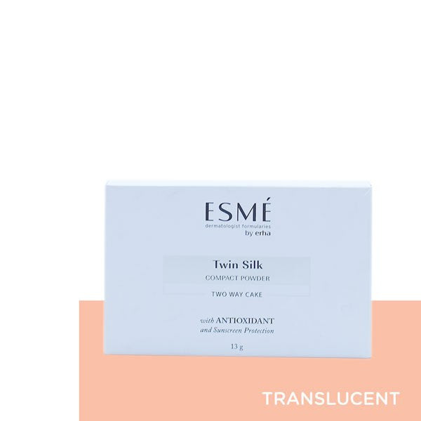 ERHA ESME Refill Twin Silk Compact Powder Translucent 13 gr - Refil Bedak Padat