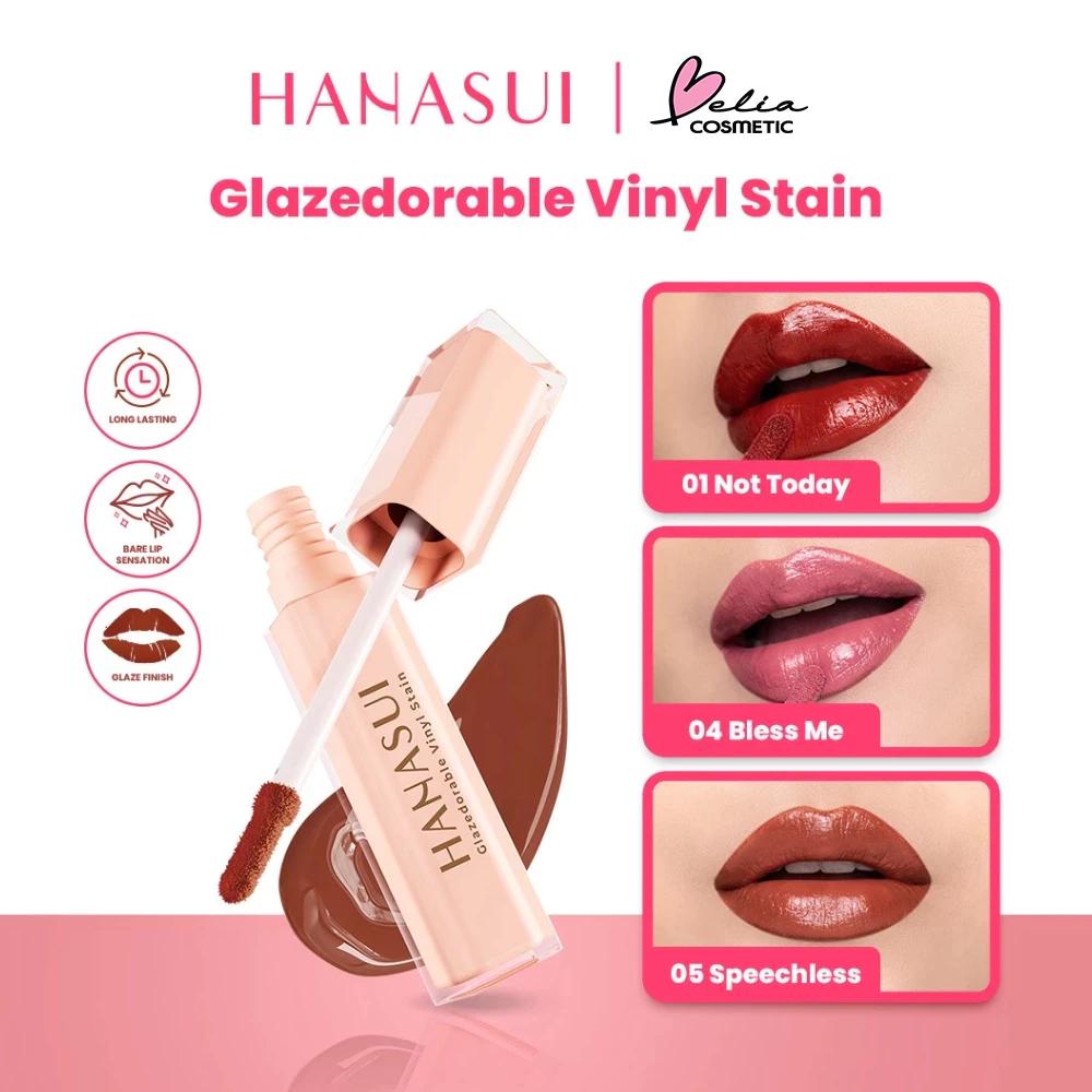 Belia HANASUI Glazedorable Vinyl Stain 05 Speechless  Plumpy Glazed Lips Long Lasting Moisturizing