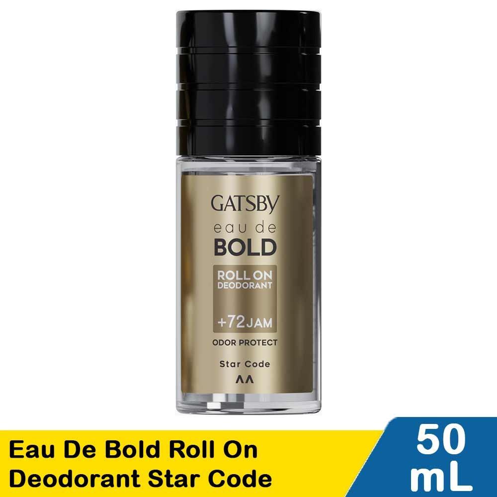 Gatsby Eau De Bold Roll-On Deodorant Star Code 50ml – Long-Lasting Odor Protection & Signature Masculine Scent