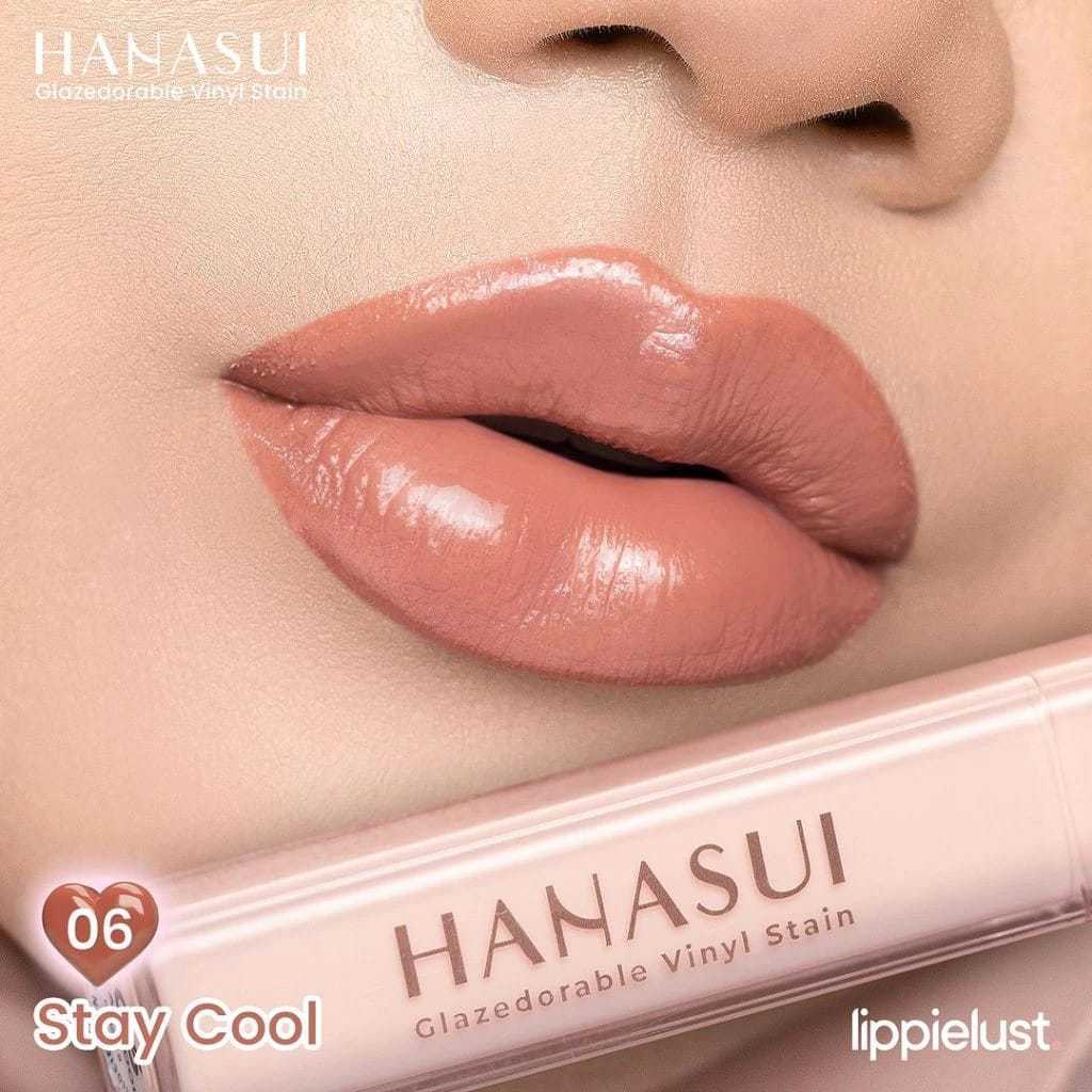 HANASUI - Glazedorable Vinyl Stain | Glossy Long Lasting Lip Stain