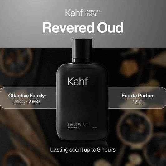 Kahf Eau de Parfum Revered Oud 100ml – Long-Lasting Men’s Fragrance