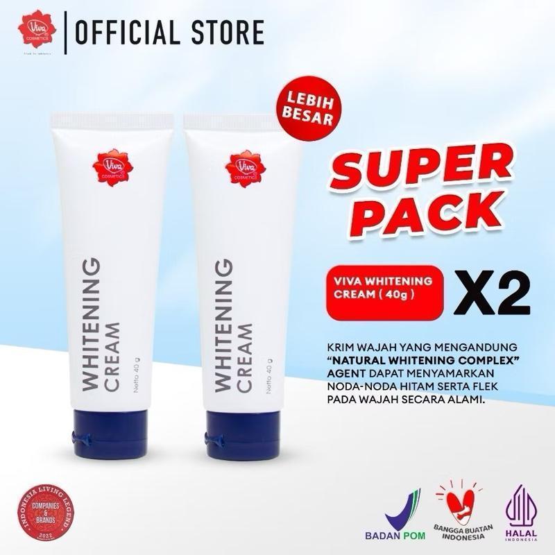 Viva Glow Duo: Super Whitening Cream Pack (2 x 40g)