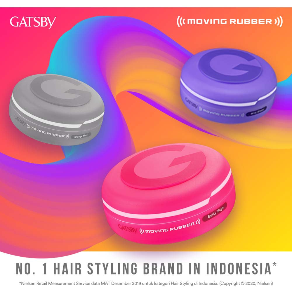 GATSBY Moving Rubber Spiky Edge 80gr