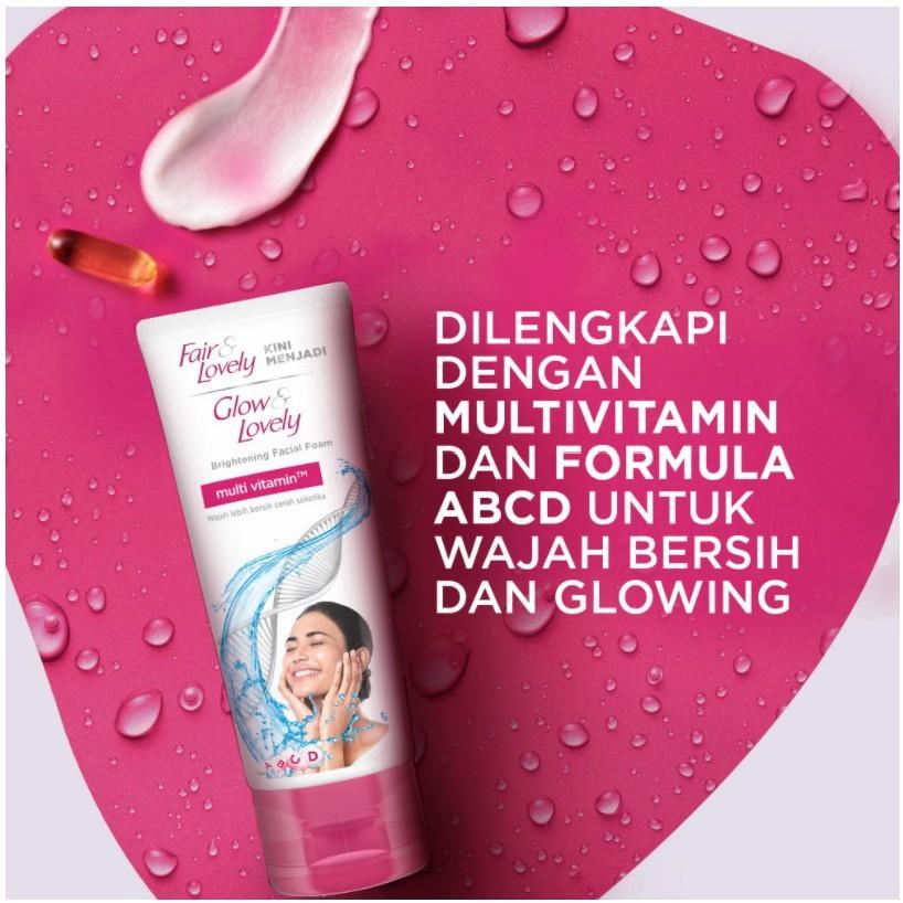 GLOW & LOVELY Melindungi UVA/UVB Multivitamin CREAM | FAIR & LOVELY Facial FOAM | BB Cream Wajah GLOWING