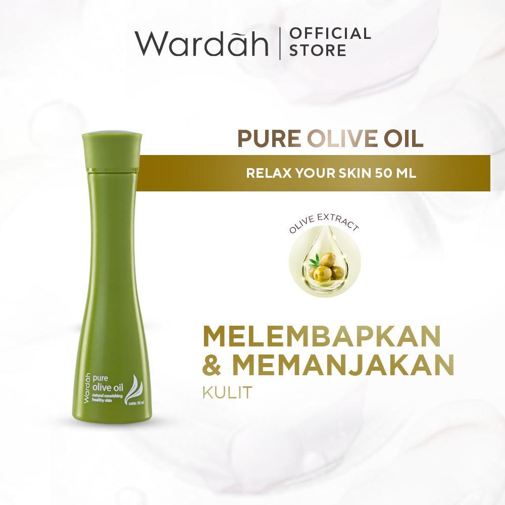 Wardah Olive Body Care Series | Body Scrub, Body Butter, Pure Olive Oil | Natural Halal Moisturizing – Serba Ada
