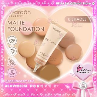 WARDAH Colorfit Matte Foundation 25ml – SPF 30 PA+++ | Long-Lasting Matte Base