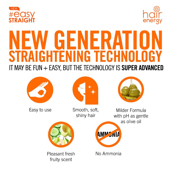 Makarizo Hair Energy Easy Straight - STRONG 120 mL Pelurus Rambut