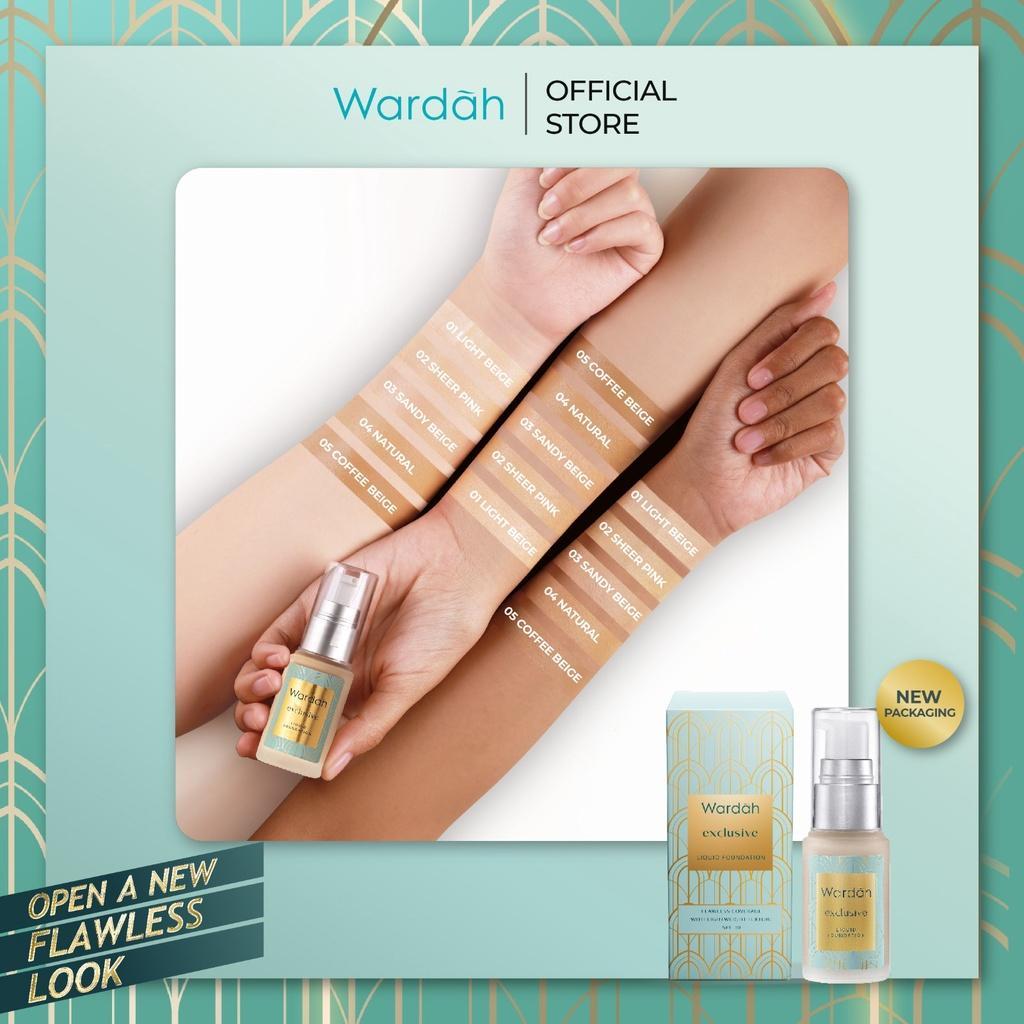 Wardah Exclusive Liquid Foundation | Long-Lasting Matte Finish + SPF 30 – Serba Ada