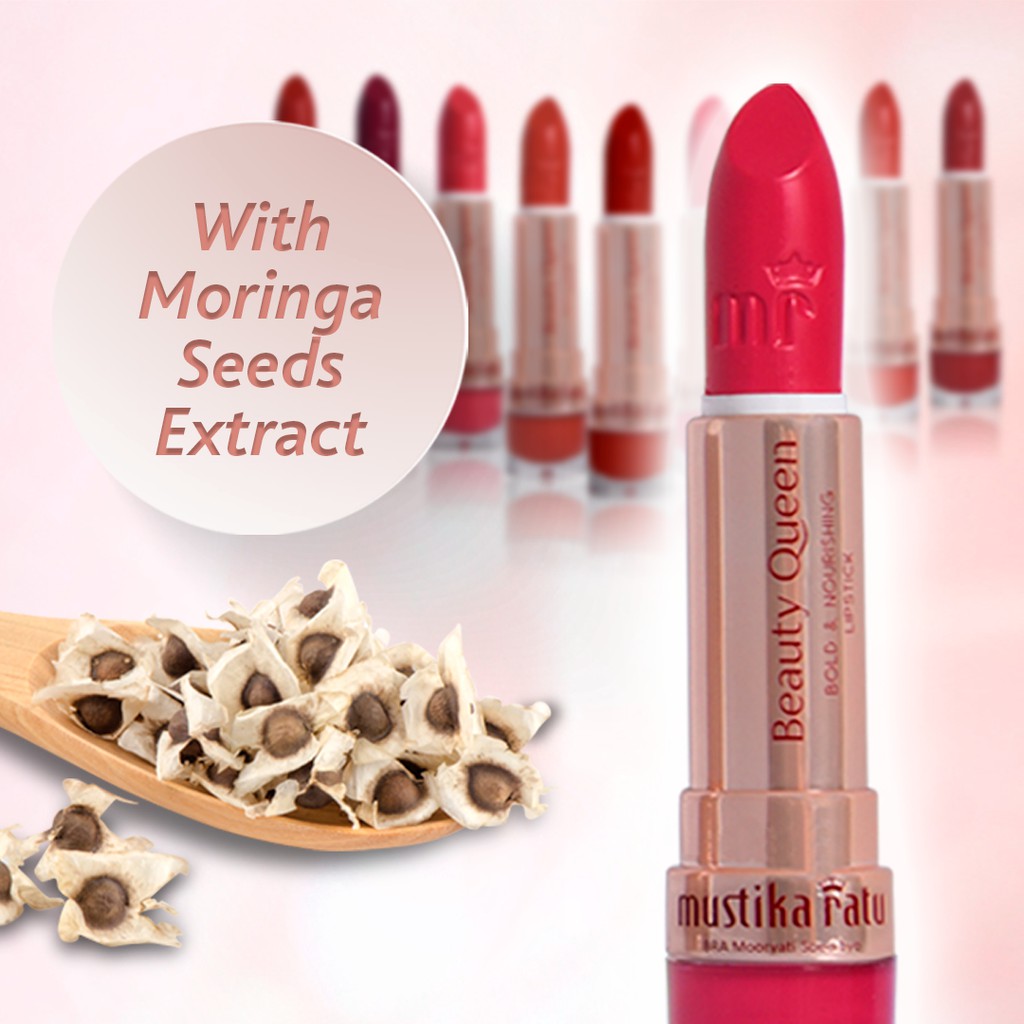 Beauty Queen Lipstick shade Royale Fuchsia Mustika Ratu