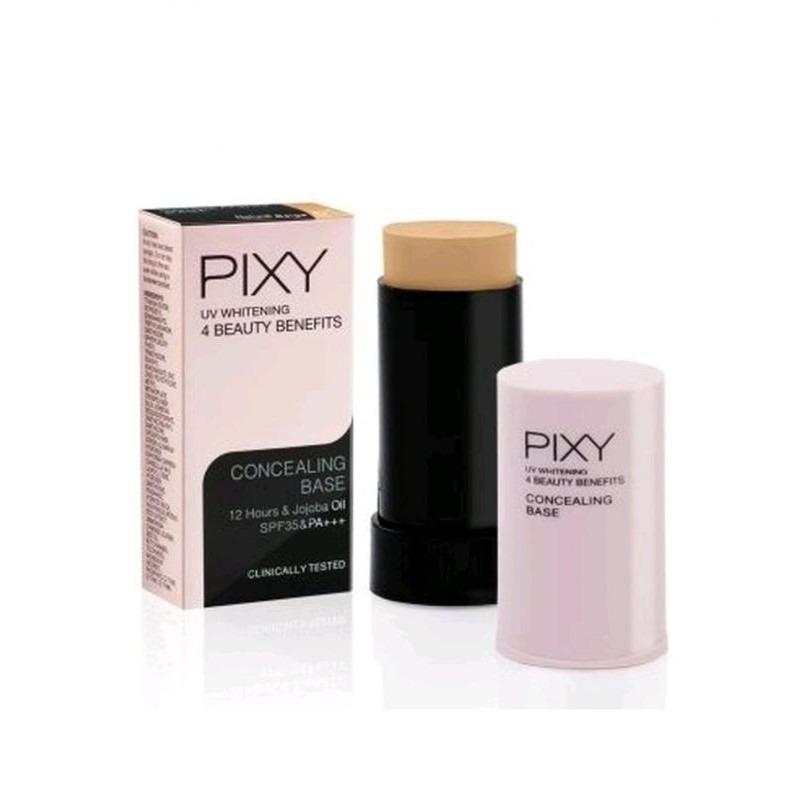 Pixy UV Whitening Concealing Base 01 Natural Beige 9g – 2-in-1 Brightening Base + Concealer