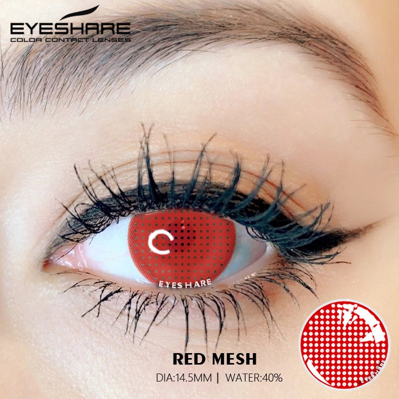 Eyeshare Softlens Lensa Kontak Mata Putih Cosplay Halloween Softlen Putih