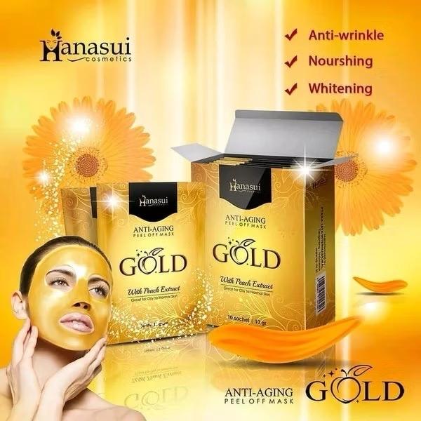 Hanasui Golden GlowLift Peel-Off Mask