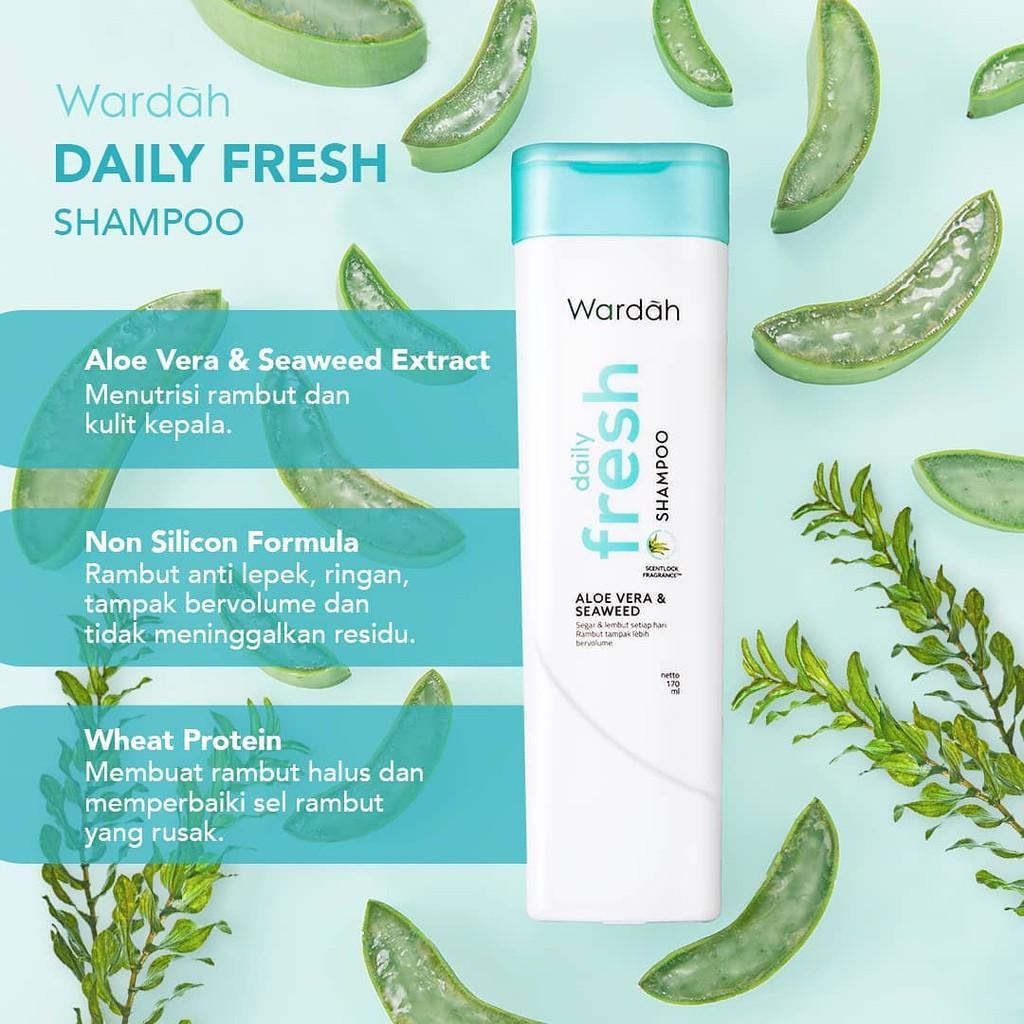 WARDAH Shampoo & Conditioner – Hairfall | Anti-Dandruff | Daily Fresh | Nutri Shine | BPOM