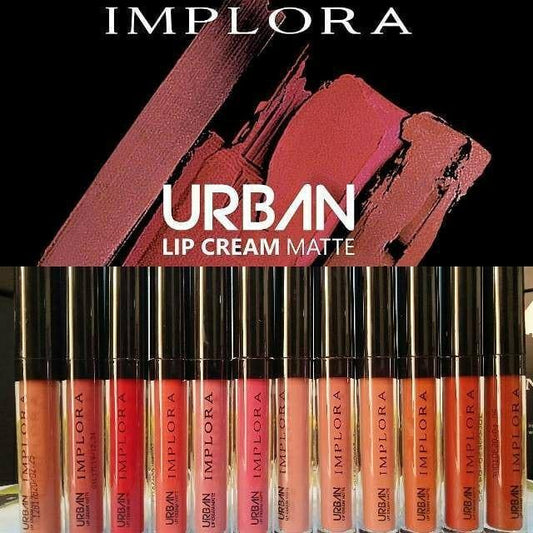 Implora Urban Lip Cream Matte – Long Lasting Soft Matte Lipstick
