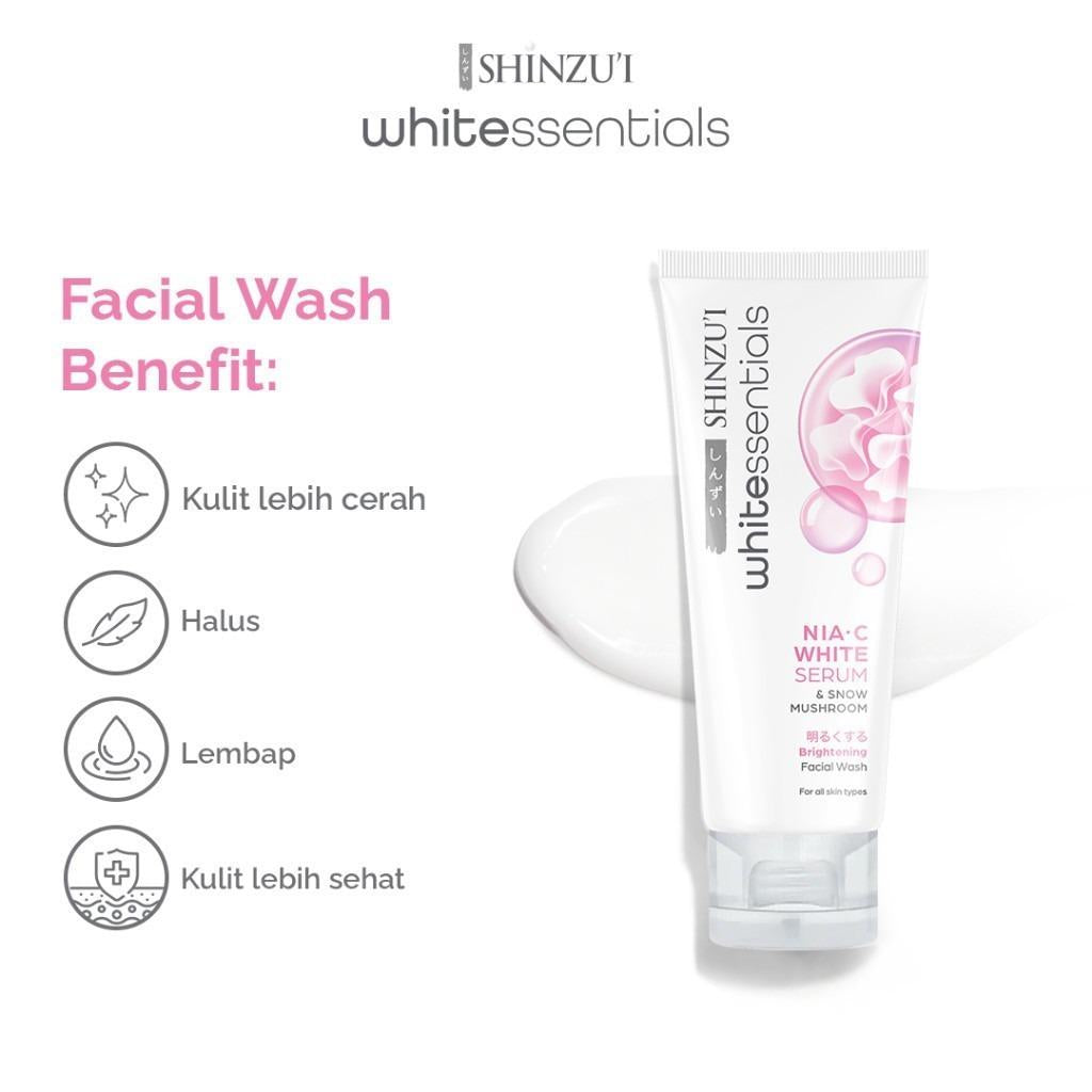 Shinzu’i Whiteessential Facial Wash Acne Calm 80ml | Gentle Cleanser for Clear & Bright Skin