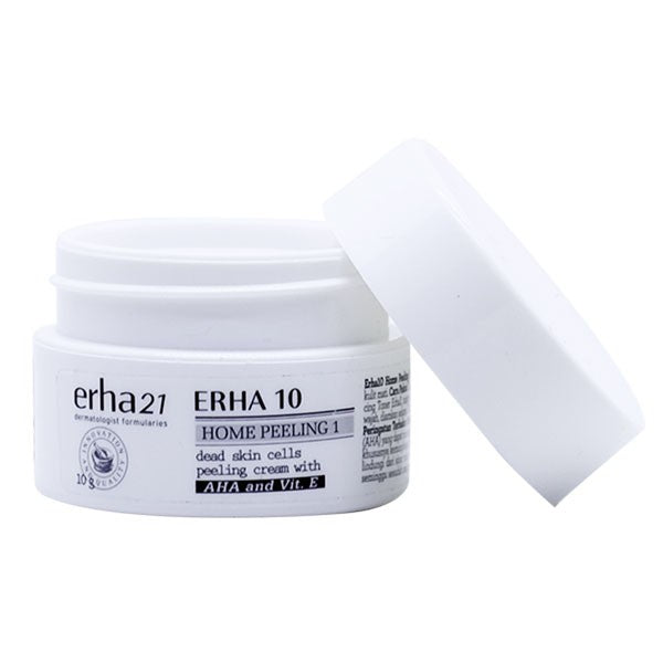ERHA 10 Home Peeling 1 with AHA & Vit. E 10g - Krim Peeling Tahap 1