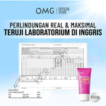 OMG OH MY GLOW Bright Tone Up UV Barrier Sunscreen SPF 50 PA++++ 25 ml | Sunscreen Bright Booster Mencerahkan dengan kandungan Serum Vit B3+C+E