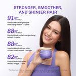 [NEW LAUNCH]  Lavojoy Repair Me Now Hair Mask Iris Garden 250ml | Halus & Berkilau Tanpa Lepek | Multi-Layering Repair With 3×Keratin + 3×Collagen + 15× Amino Complex + Argan + Macadamia Oil + Peptide Hydra-Repair