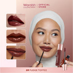 Wardah Glasting Liquid Lip Glass Hi-Pigmented LipCream Lipstick Glass Color Ringan Transferproof NEW!