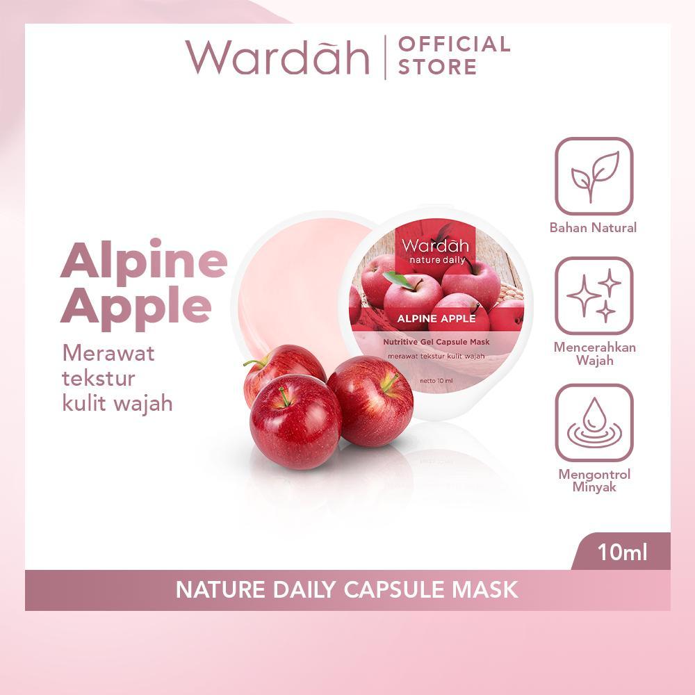 Wardah Nature Daily Capsule Mask 10ml | Oil Control Face Mask | Travel-Friendly | Serba Ada