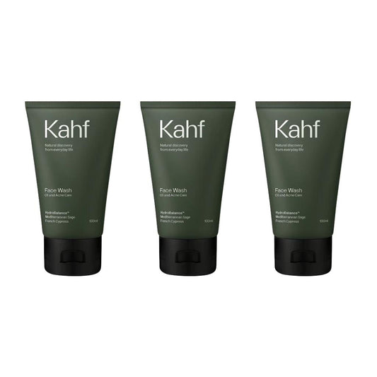 Triple Pack: Kahf Oil and Acne Care Face Wash (3x100ml)
