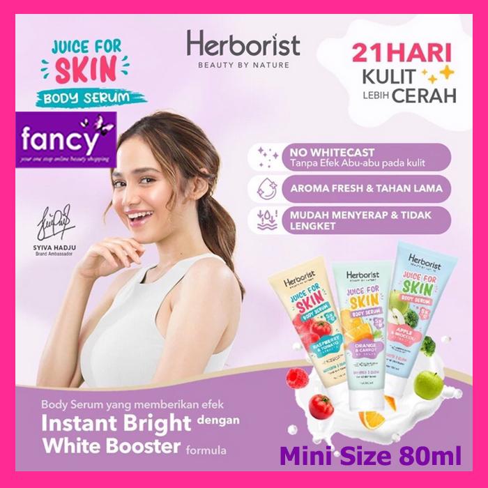 Herborist Juice for Skin Body Serum 80ml MINI Travel Size | Lotion Brightening Moisturizing