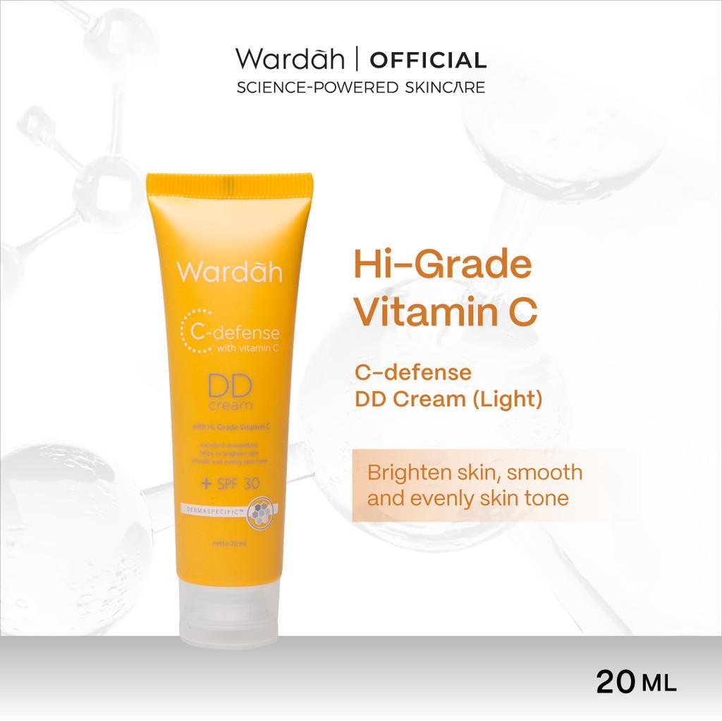 WARDAH C-Defense Vitamin C Skincare Complete Series | Anti-Pollution Radiant Creamy Wash | Energizing Whip Foam | Mousse Cleanser | Daily Glow & Protection