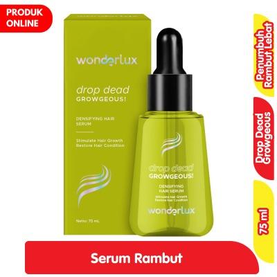 Wonderlux Drop Dead Growgeous – Hair Growth Thickening Serum for Fuller, Stronger Hair 75ml