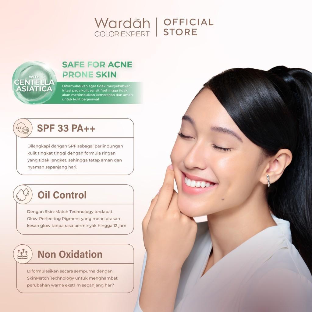 Wardah Velvet Powder Foundation | Long-Lasting Compact Powder | Smooth Matte Finish | BPOM |