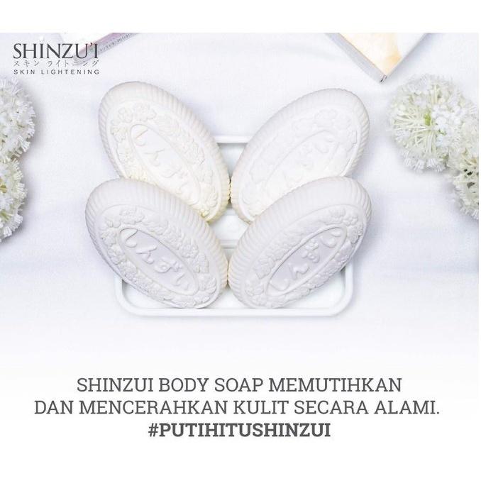 SHINZUI Skin Lightening Bar Soap 80gr | Sabun Mandi Batang Shinzu'i