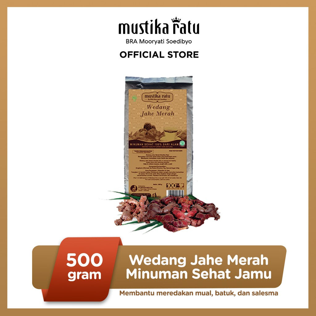 Mustika Ratu Wedang Jahe Merah Minuman Sehat Jamu