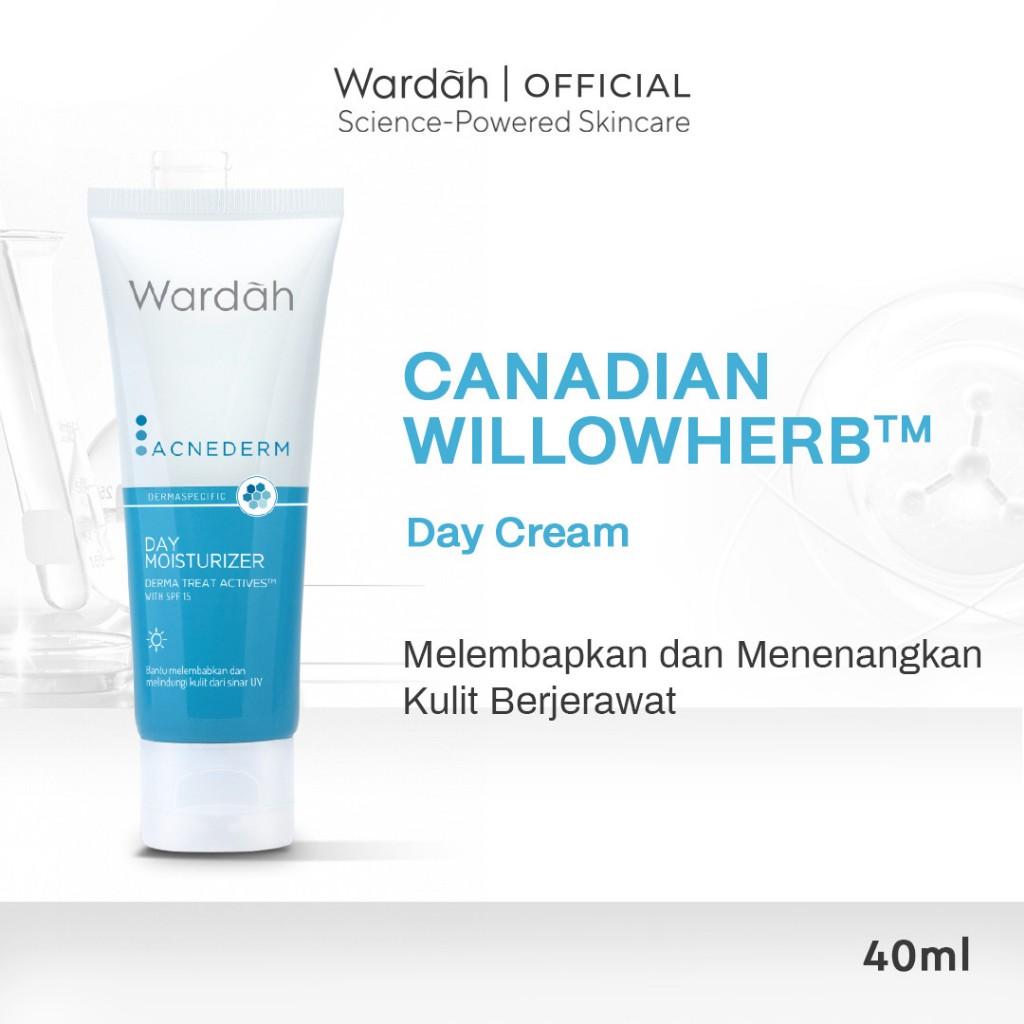 WARDAH – Acnederm Night Treatment Moisturizer 40ml | BHA Night Cream for Acne-Prone & Dull Skin