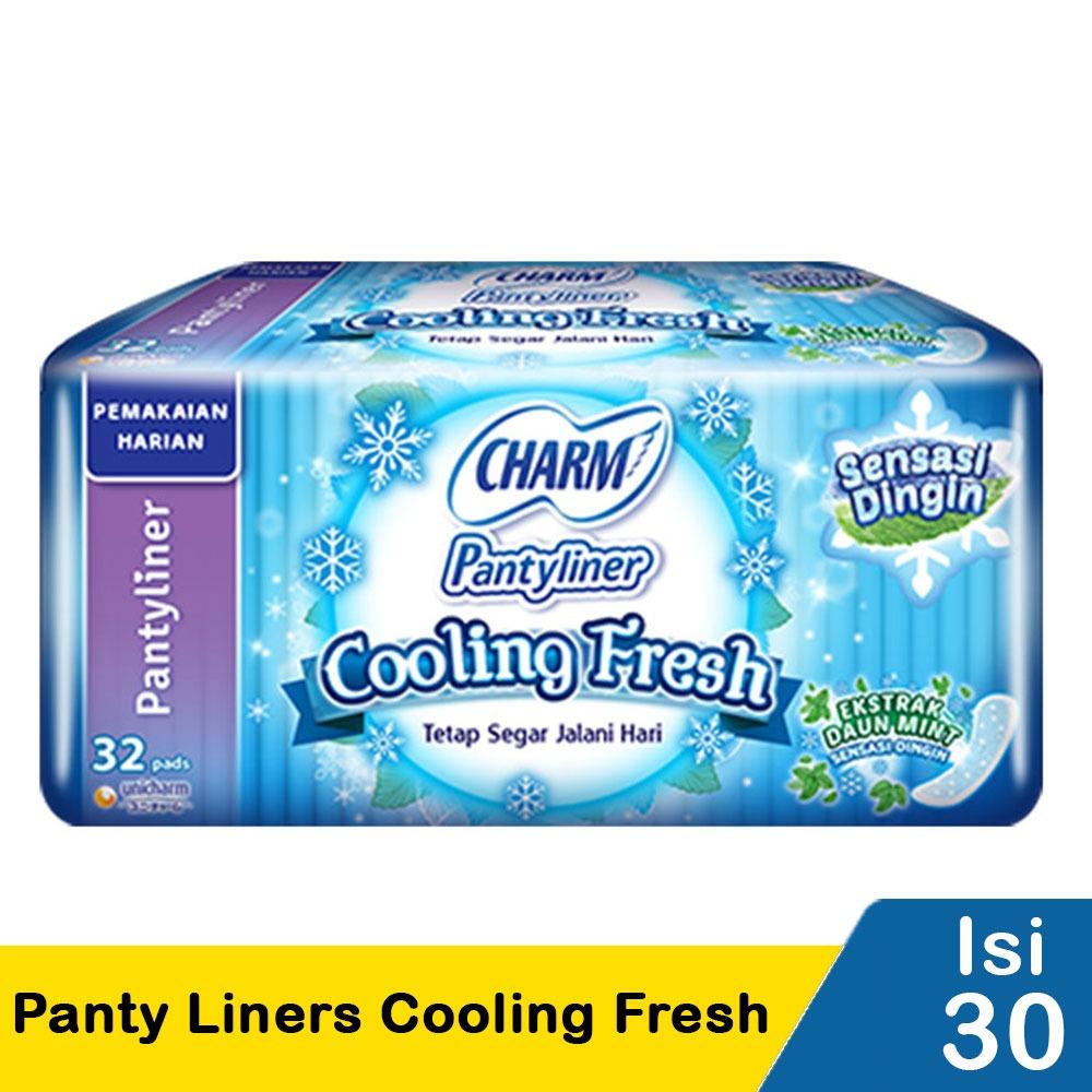 Charm Cooling Fresh 23cm Sanitary Pads – 14’s with Wings | Refreshing Cool Sensation for Dry, Odor-Free Comfort