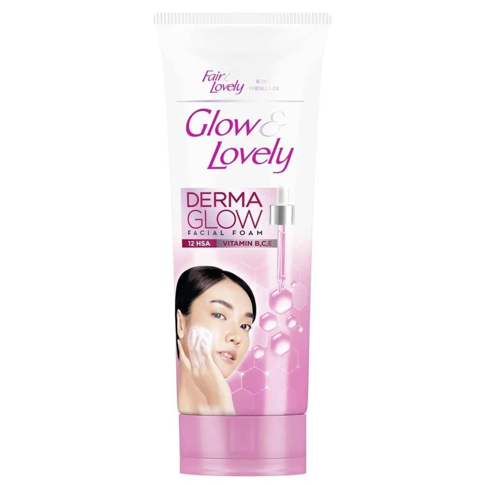Glow & Lovely Multivitamin Facial Foam Derma Glow 100g | Deep Cleanser for Brighter, Healthier Skin