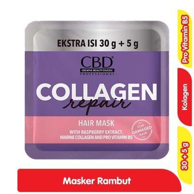 CBD Collagen Repair Hair Mask – 30g + 5g Bonus Deep Repair • Collagen Boost • Salon Care at Home