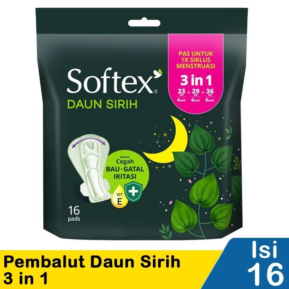 Softex Herbal Sanitary Pads with Betel Leaf – Natural Odor Control & Gentle Protection for a Fresher Period