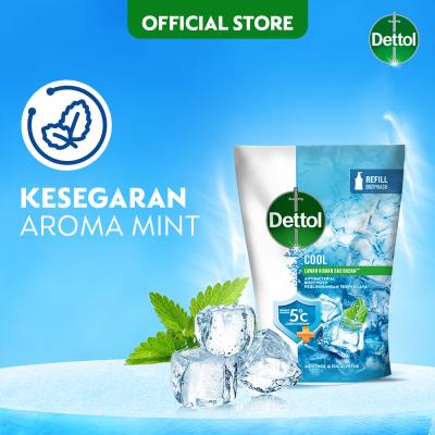 Dettol Antibacterial Body Wash – Cool Refill 370g | Long-Lasting Germ Protection with Icy Menthol Freshness | Clean, Cool & Confident Skin