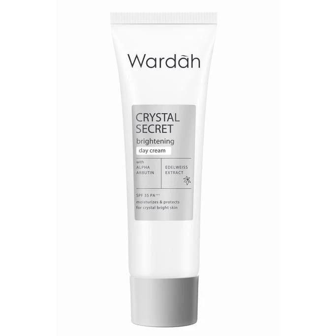 Wardah Crystal Secret Brightening Day Cream 15 ml - Moisturizing Morning Cream