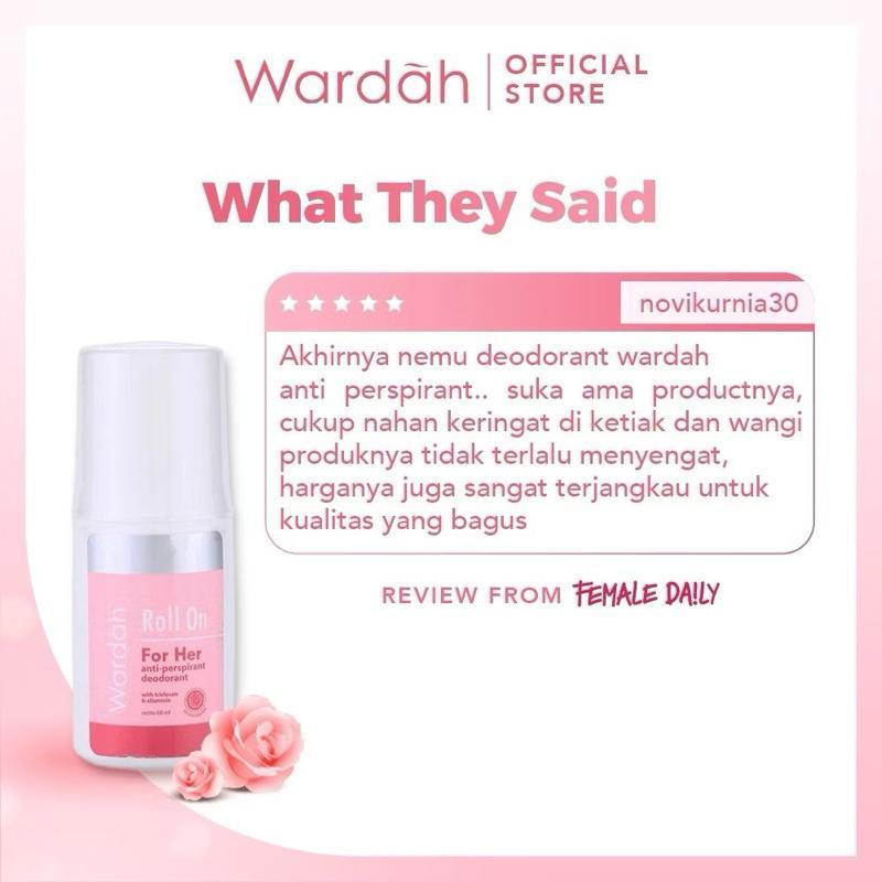 Wardah Halal Roll-On Deodorant for Women – Alcohol-Free, All-Day Freshness, Skin-Friendly