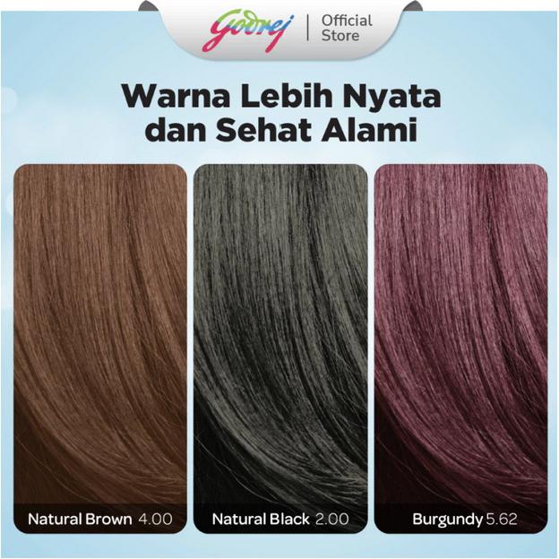 NYU Henna Shampoo Hair Colour 2.00 Natural Black / 4.00 Natural Brown | Sampo Pewarna Rambut