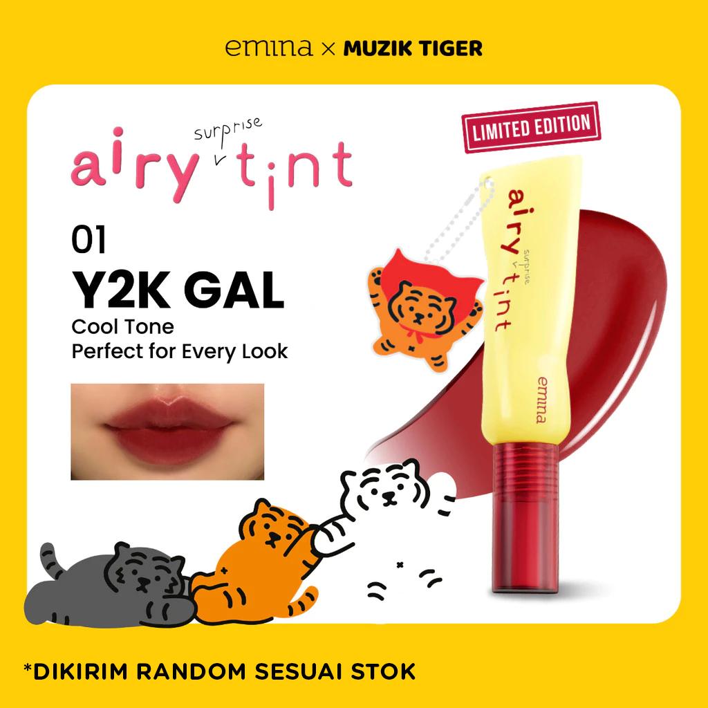 EMINA Airy Surprise Tint 3g | Lip Tint Ringan & Tahan Lama | Serba Ada
