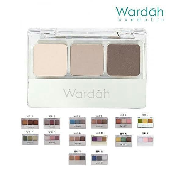 WARDAH Eyeshadow Series A–M | Classic Nude & Passionate Colors | 3.3g | Travel Friendly | ️BPOM