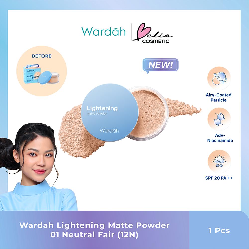 Wardah Lightening Matte Loose Powder 20g – Shine-Free & Soft Finish