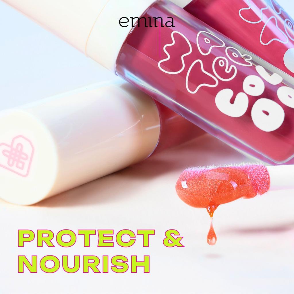 Emina Watercolor Tinted Lip Serum – Brightens Lips in 7 Days, Lightweight & Nourishing Formula