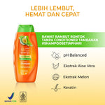 Makarizo Hair Energy Fibertherapy  Conditioning Shampoo Aloe & Melon 170 mL shampo / sampo / kondisioner / kondisioner rambut