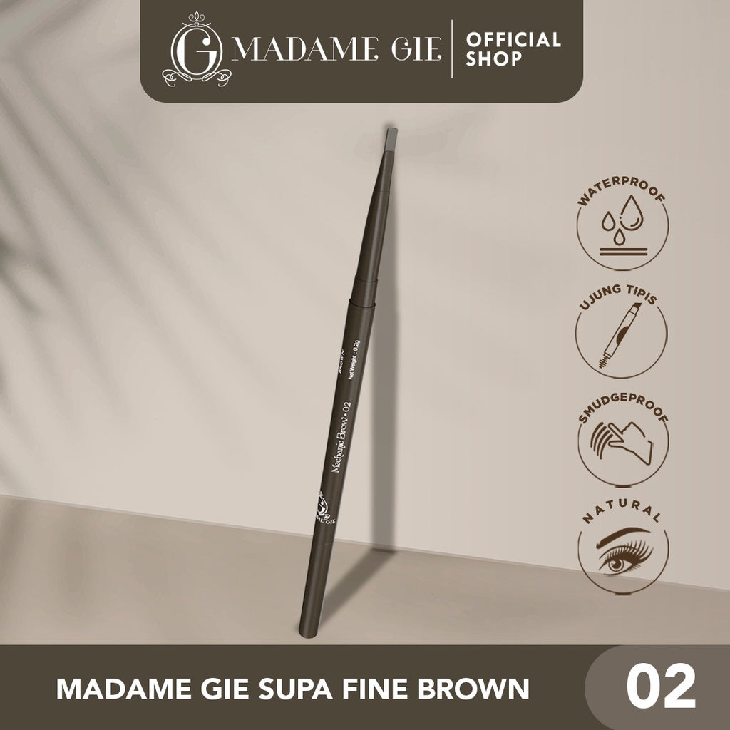 Madame Gie Supa Fine Mechanic Brow - Make Up Pensil Alis